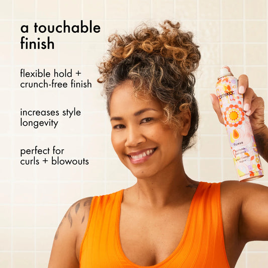 Amika Fluxus Touchable Hairspray - Flexible Hold Finishing Spray