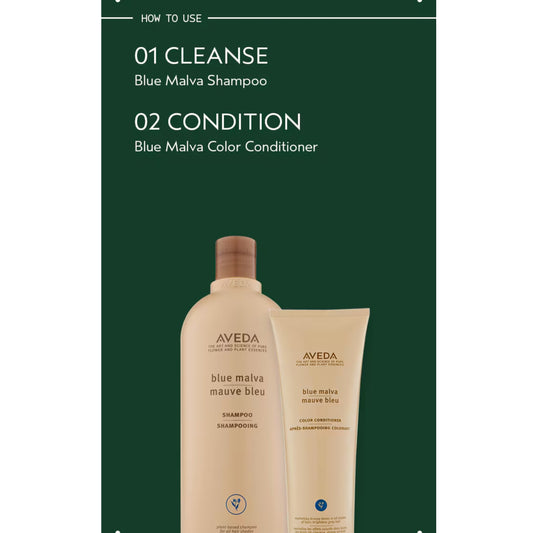 Aveda Blue Malva Color Shampoo - Neutralizes Brassiness