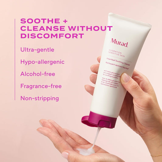 Murad Heartleaf Soothing Cleanser - Gentle Face Wash for Sensitive Skin