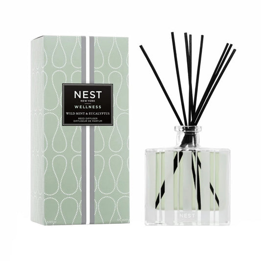 Nest New York Wild Mint & Eucalyptus Reed Diffuser 5.9 OZ