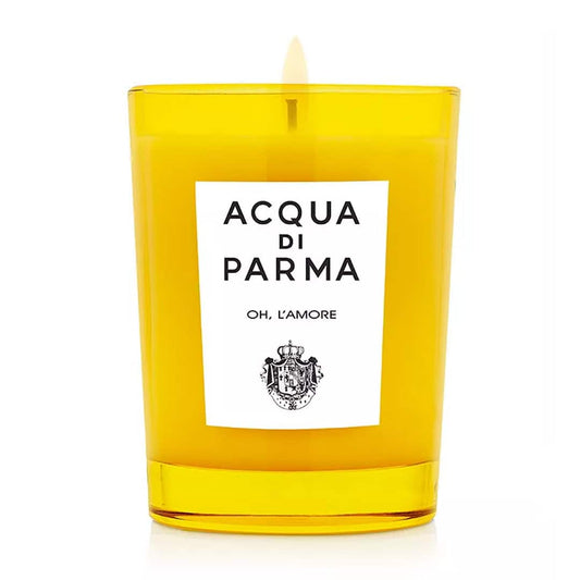 Acqua di Parma Oh Lamore Candle 7 oz — luxurious scented candle with warm, romantic fragrance
