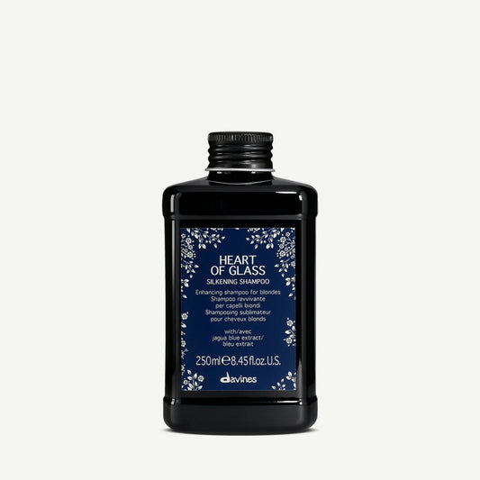 Davines Heart of Glass Silkening Shampoo 250 mL – Shampoo for shiny, smooth, and radiant hair