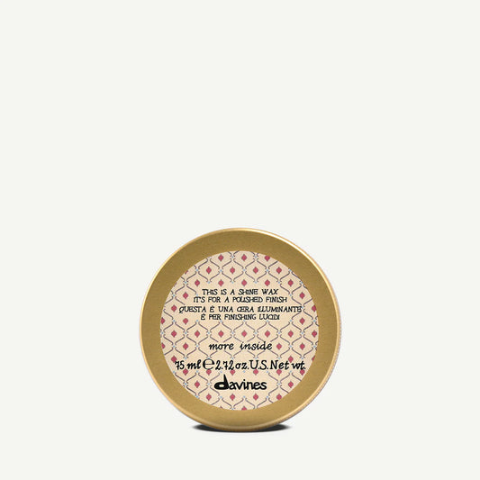 Davines Shine Wax 75 mL – Adds glossy finish and flexible hold to hair