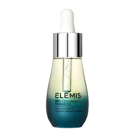 Elemis Pro-Collagen Marine Oil 15ml bottle with dropper, nourishing skincare oil