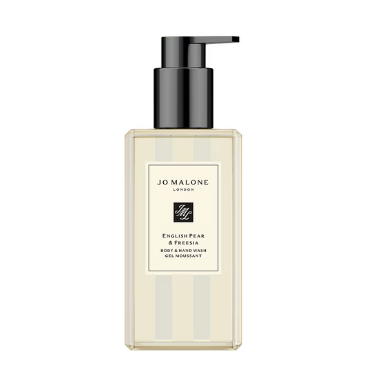 Jo Malone English Pear & Freesia Body & Hand Wash 250ml – elegant bottle with fruity floral scent