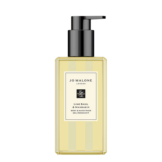 Jo Malone Lime Basil & Mandarin Body & Hand Wash 250ml – stylish bottle with refreshing citrus and herbal scent