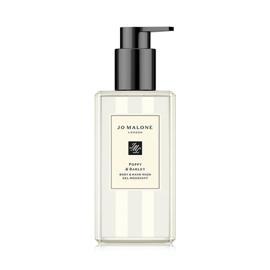 Jo Malone London Poppy & Barley Body & Hand Wash 250ml – gentle, fragrant cleanser for soft, refreshed skin.