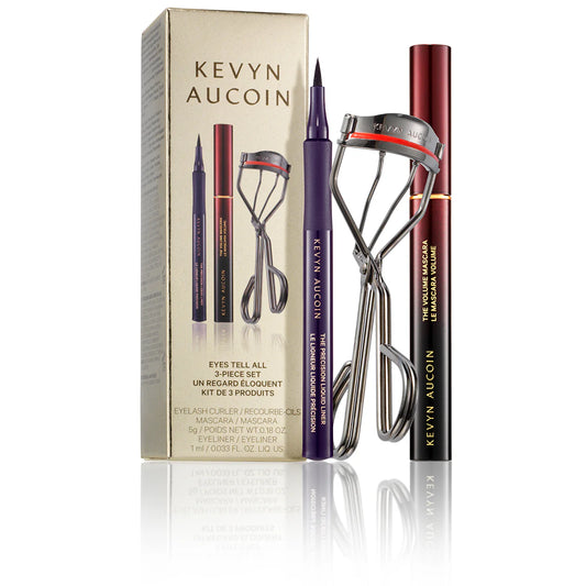 Kevyn Aucoin Eyes Tell All 3-Piece Eye Makeup Set – Bold, Stunning Looks