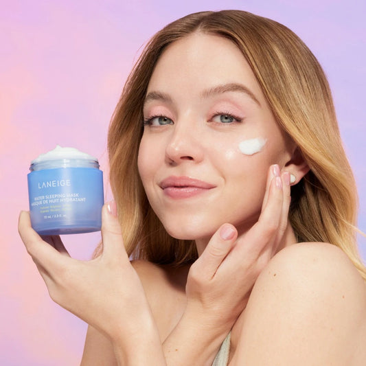 Laneige Water Sleeping Mask 2.3 Oz with Niacinamide and Squalane for overnight skin hydration.