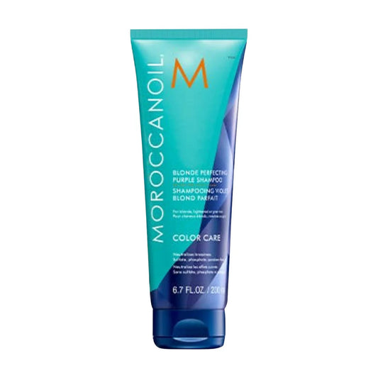 Moroccanoil Blonde Perfecting Purple Shampoo 6.7 OZ to tone and brighten blonde hair