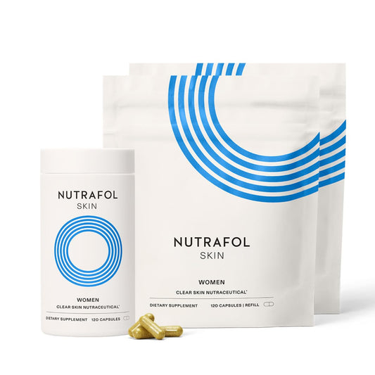 Nutrafol Clear Skin Acne Supplement 3-Month Supply – supports clear, healthy skin