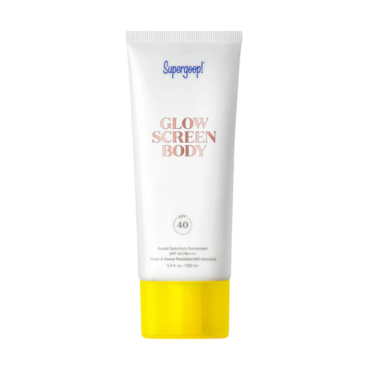 Supergoop Glowscreen Body SPF 40 3.4 oz – Hydrating body sunscreen with radiant glow