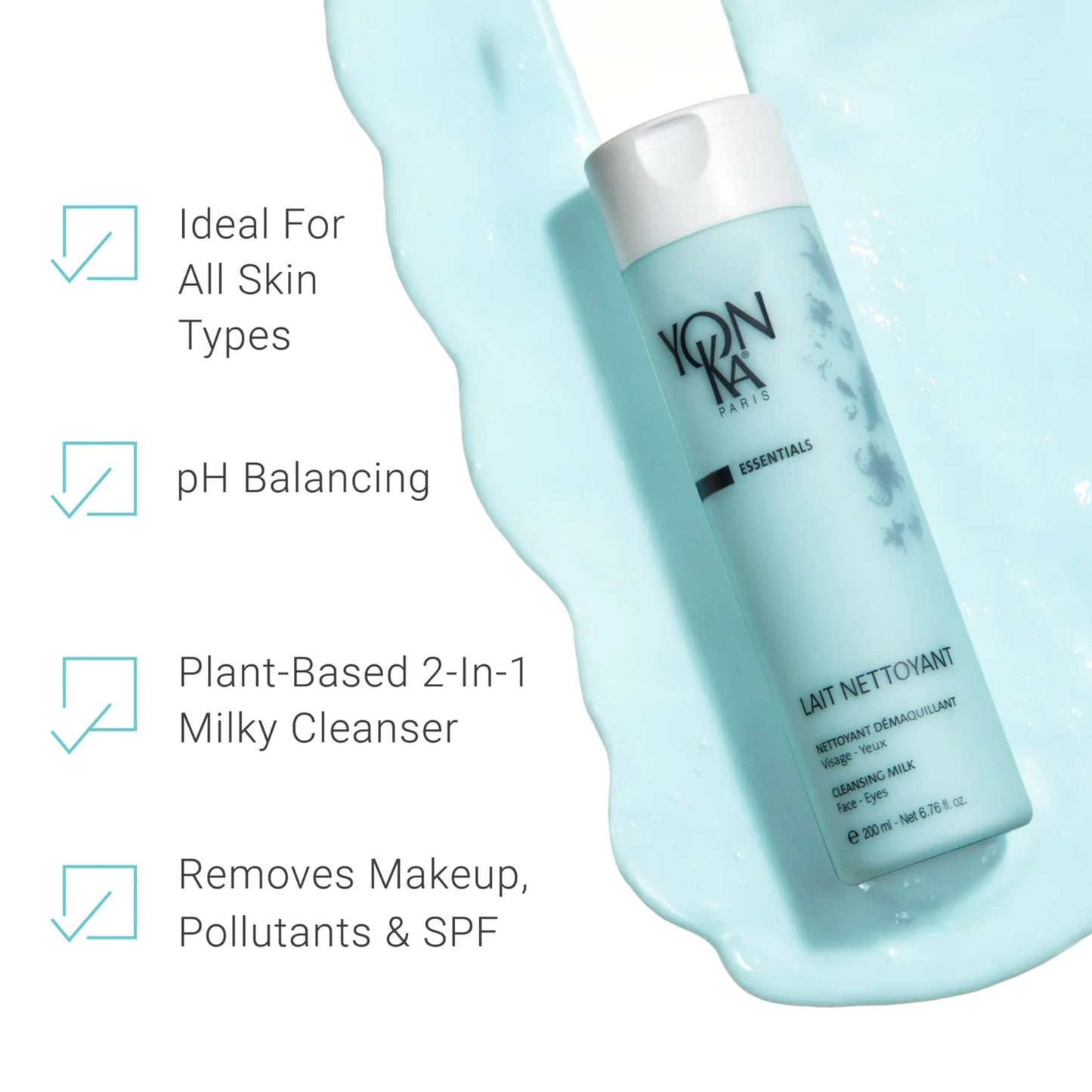 Yon-Ka Lait Nettoyant Cleansing Milk - Gentle Makeup Remover