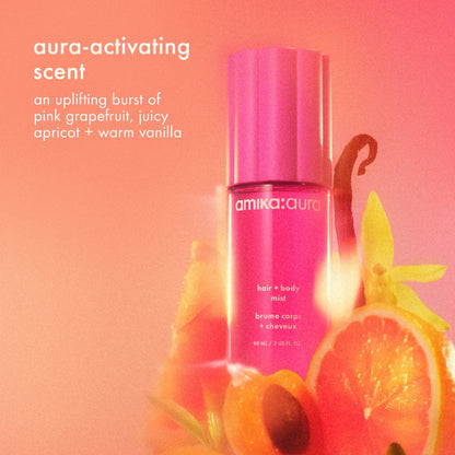 Amika Aura Hair and Body Mist - Signature Scent Fragrance Spray