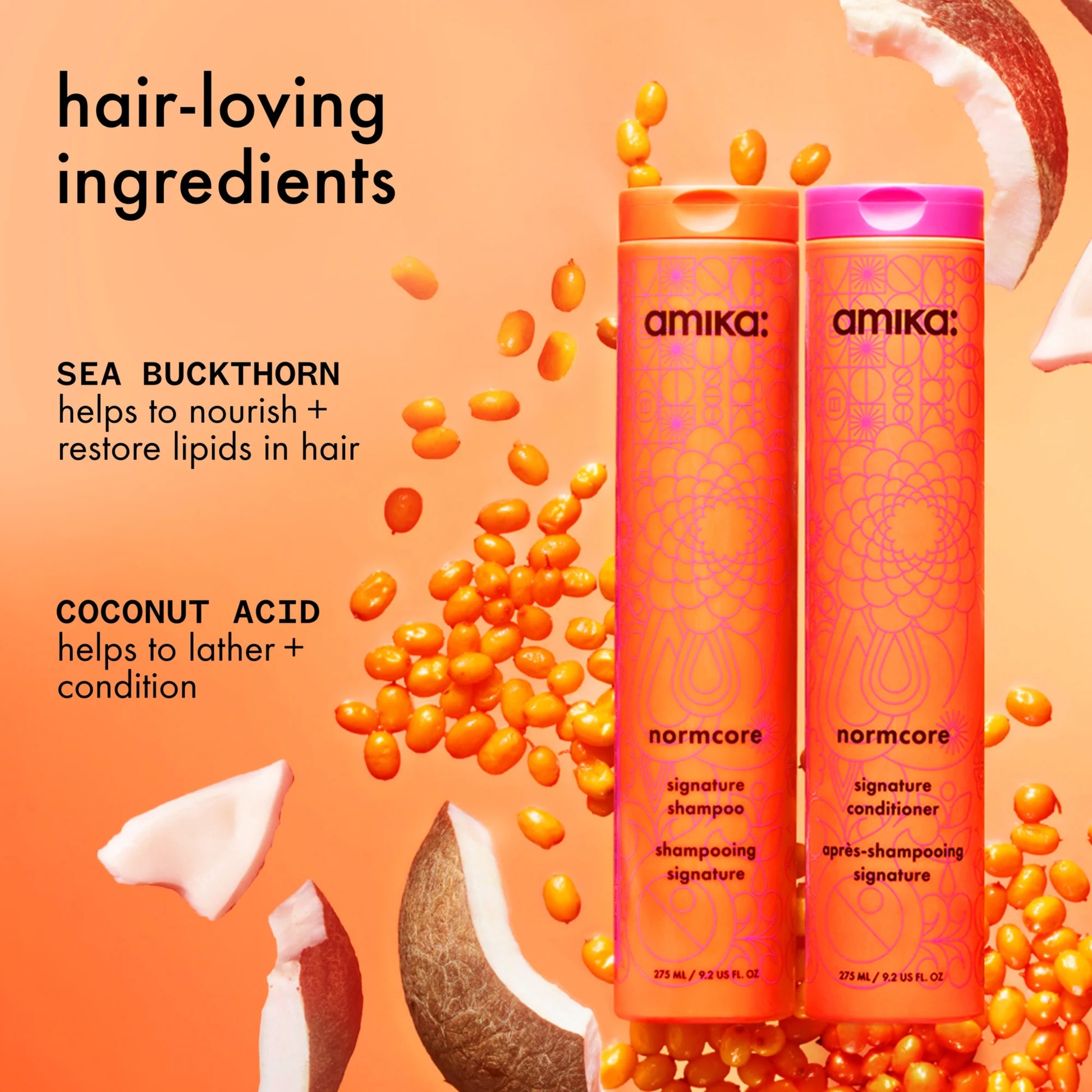 Amika Normcore Signature Shampoo & Conditioner Set - 9.2 oz