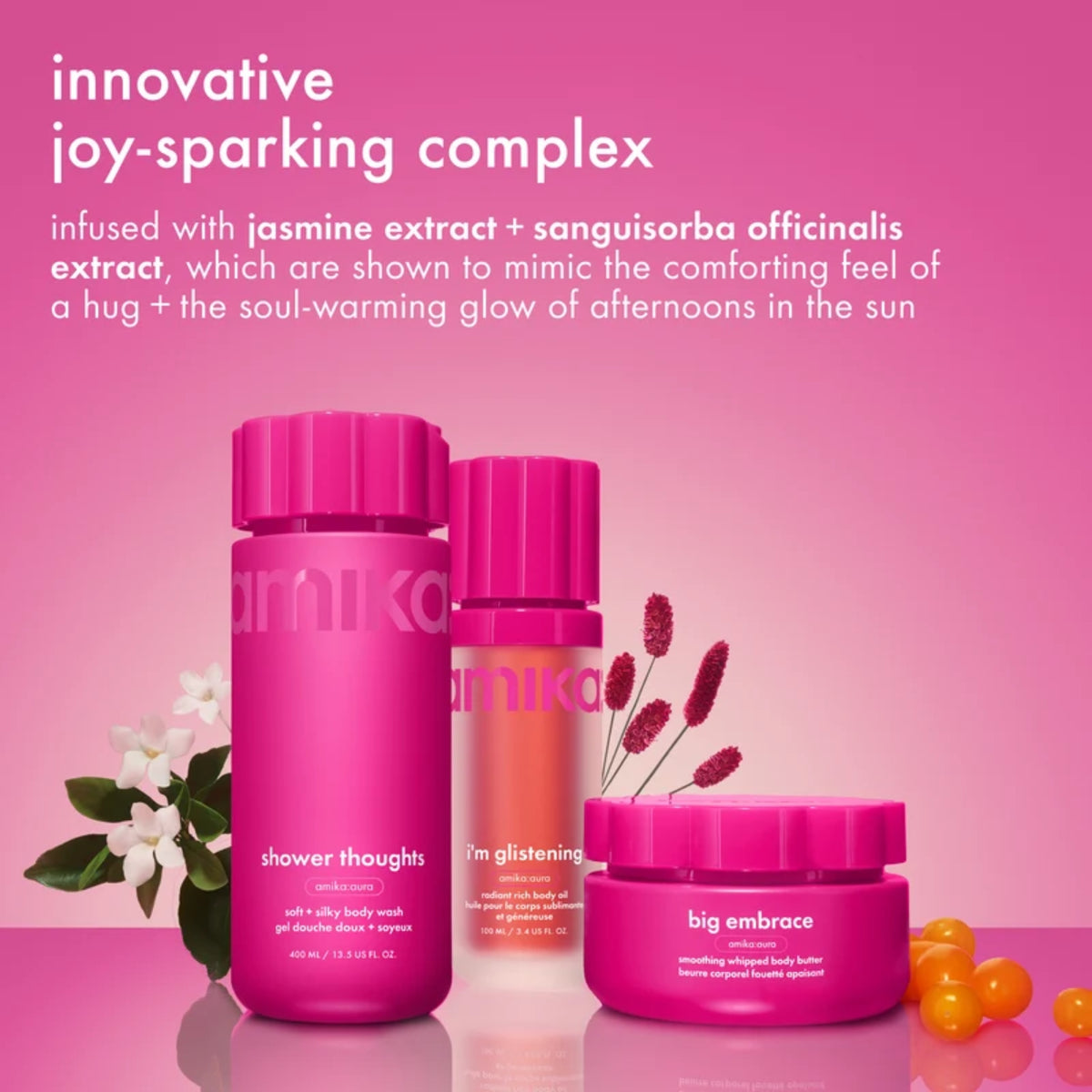 Amika Shower Thoughts Soft + Silky Body Wash