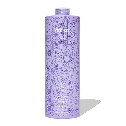 Amika Bust Your Brass  Cool Blonde Repair Shampoo 33.8 Oz