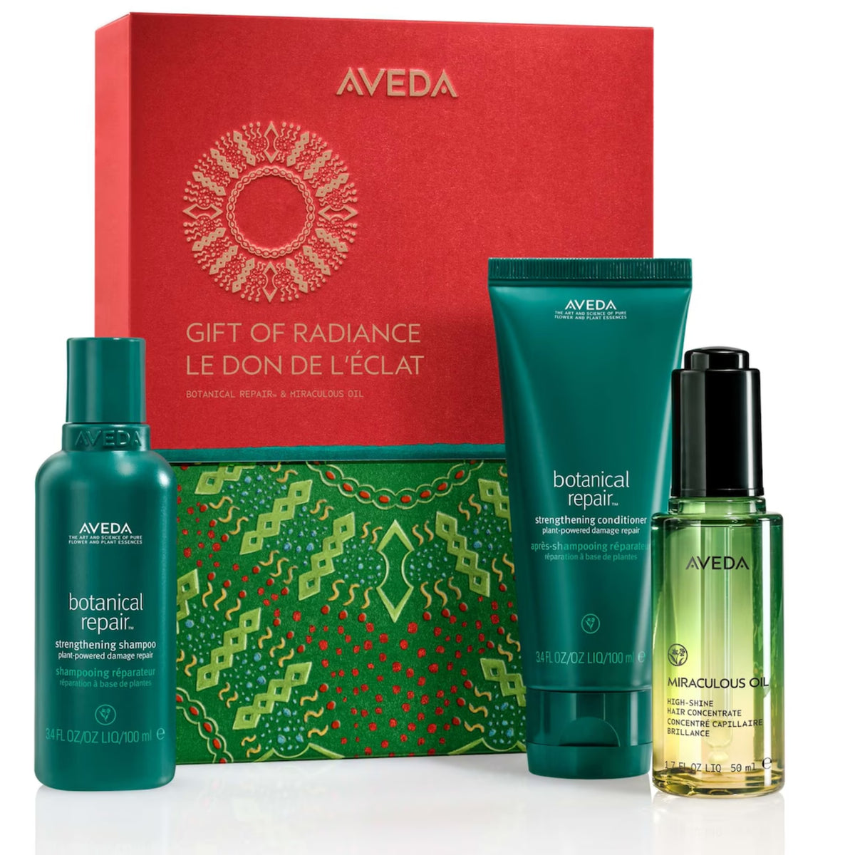 Aveda Gift of Radiance Botanical Repair & Miraculous Oil Set
