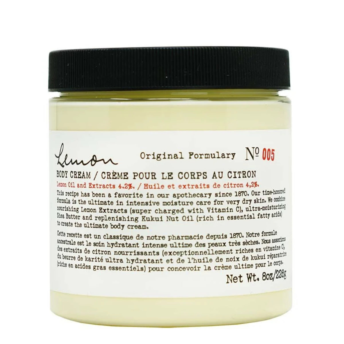 C.O. Bigelow Lemon Body Cream No. 005