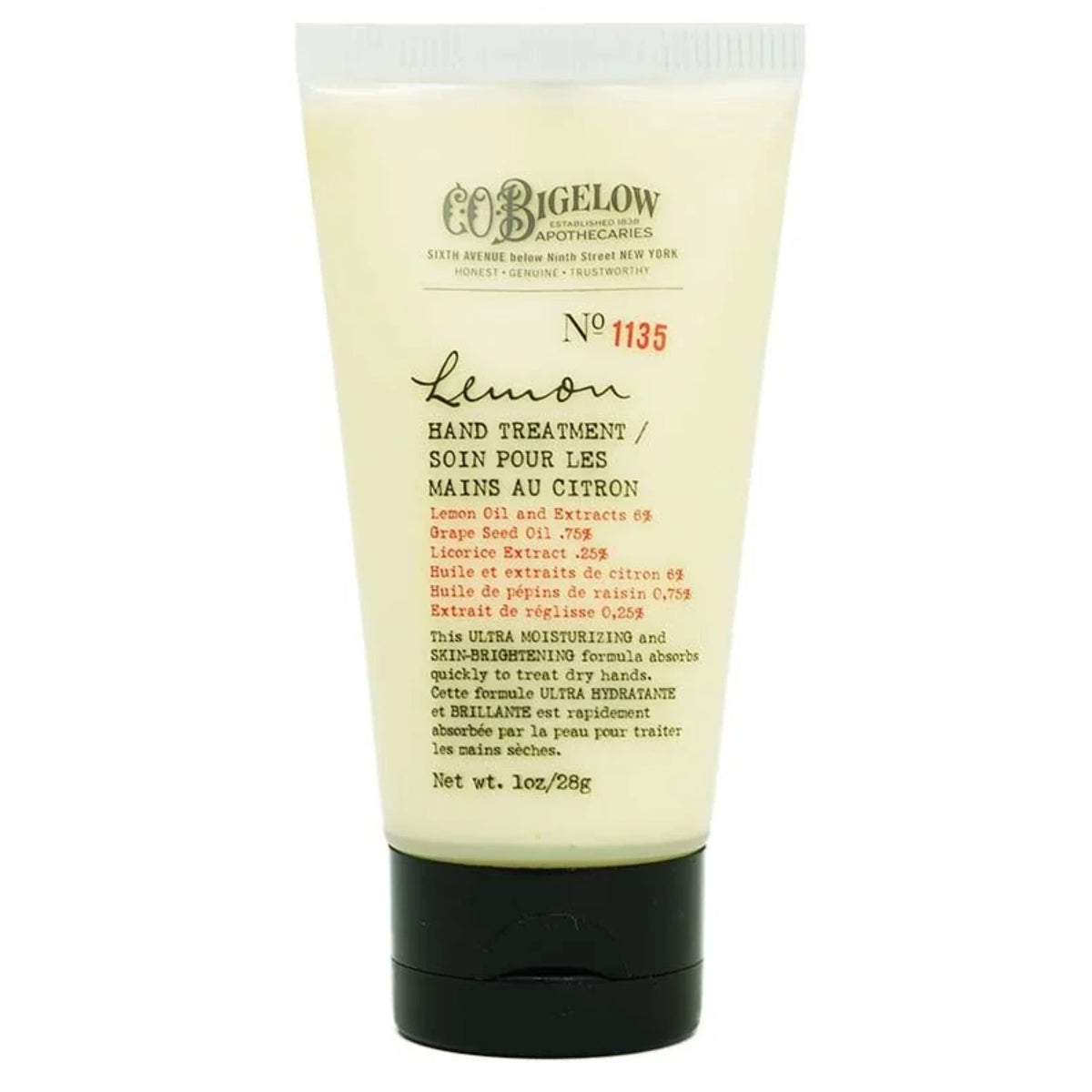 C.O. Bigelow Lemon Hand Treatment No. 1135