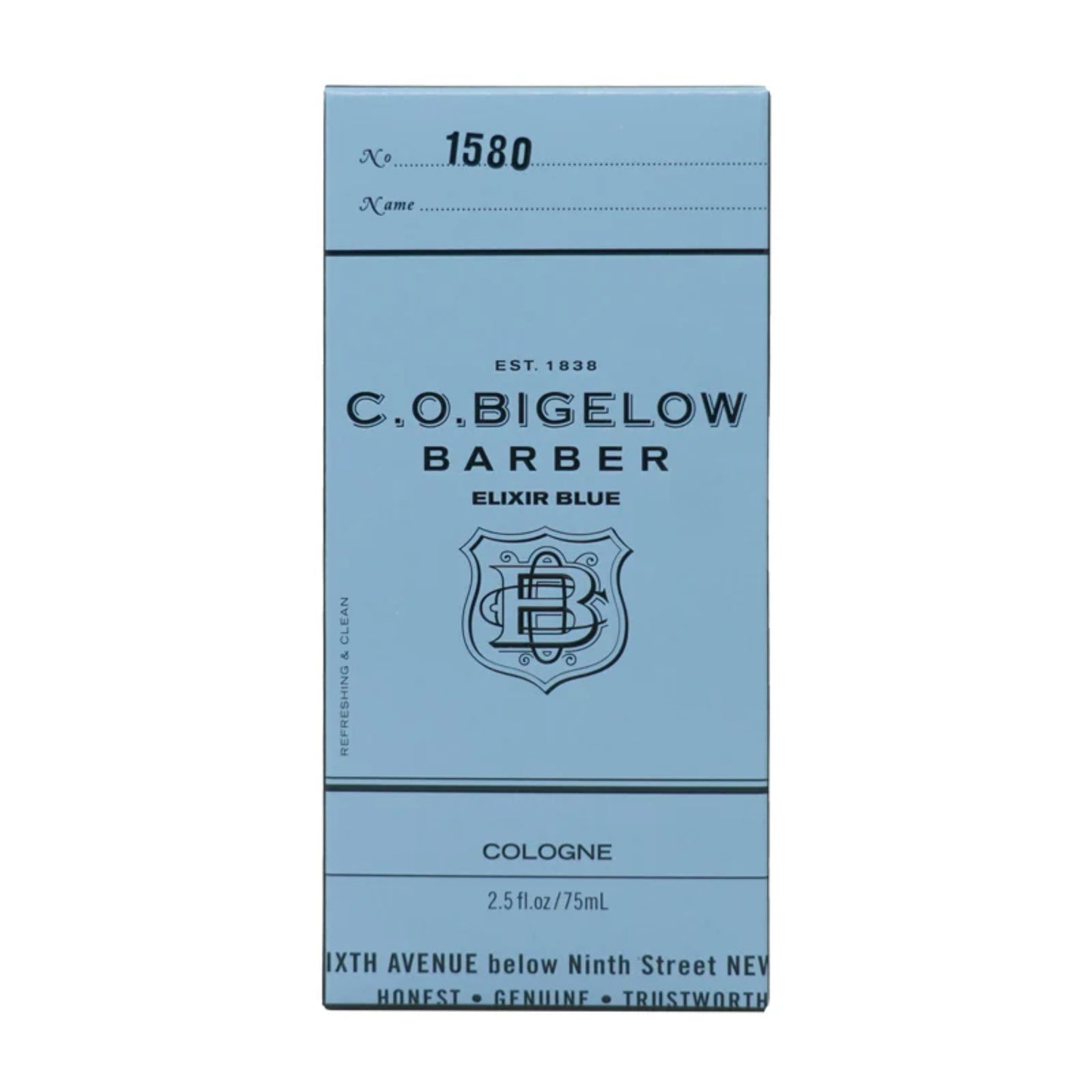 C.O. Bigelow Elixir Blue Cologne No. 1580 - 2.5 Oz