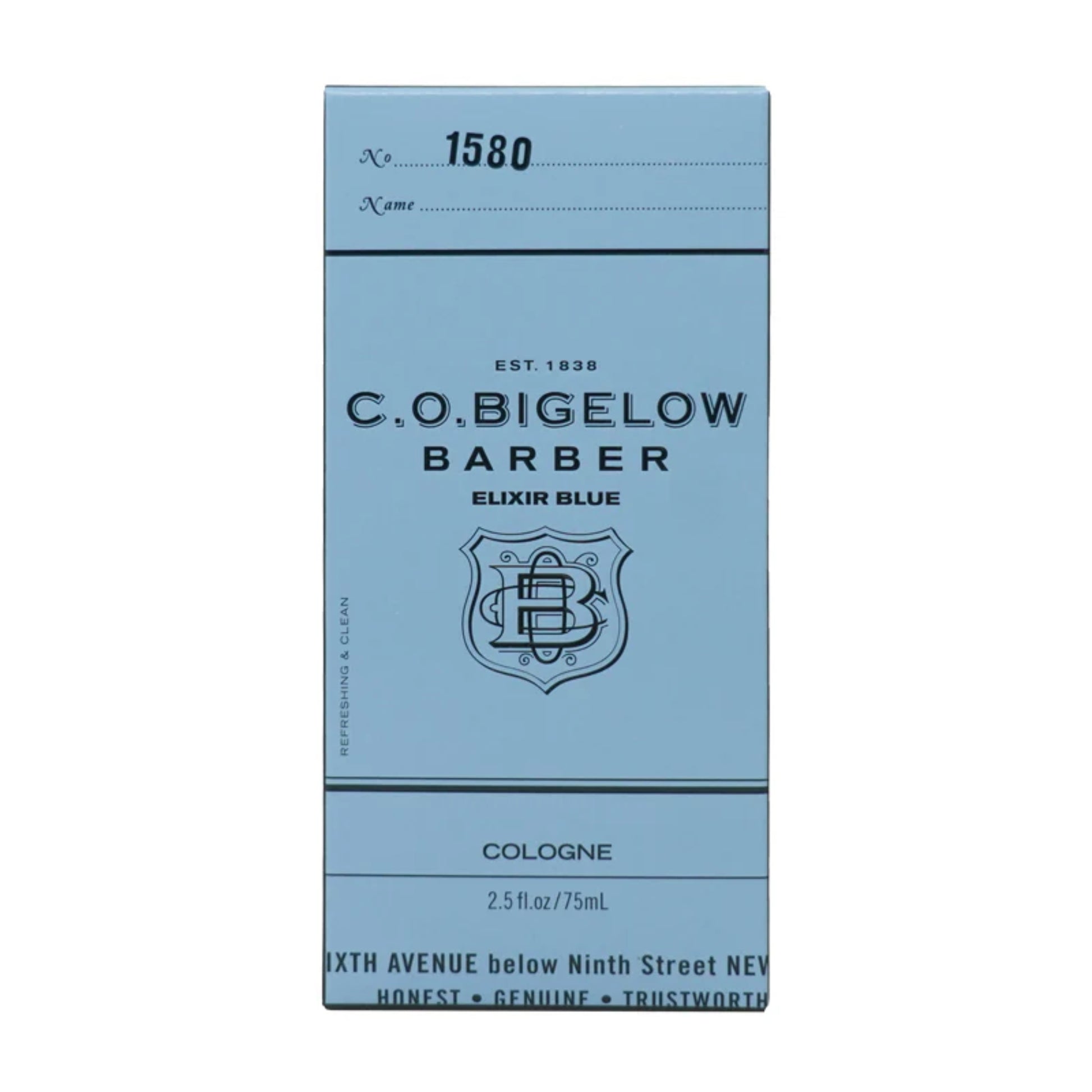 C.O. Bigelow Elixir Blue Cologne No. 1580 - 2.5 Oz
