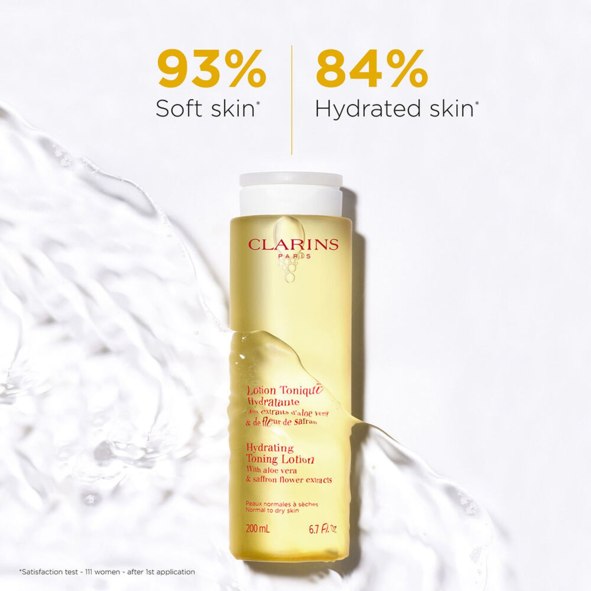 Clarins Hydrating Toning Lotion with Aloe Vera & Saffron Flower