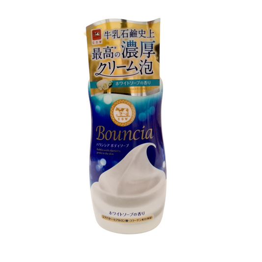 Cow Brand Bouncia Body Soap White Soap Fragrance - 480ml