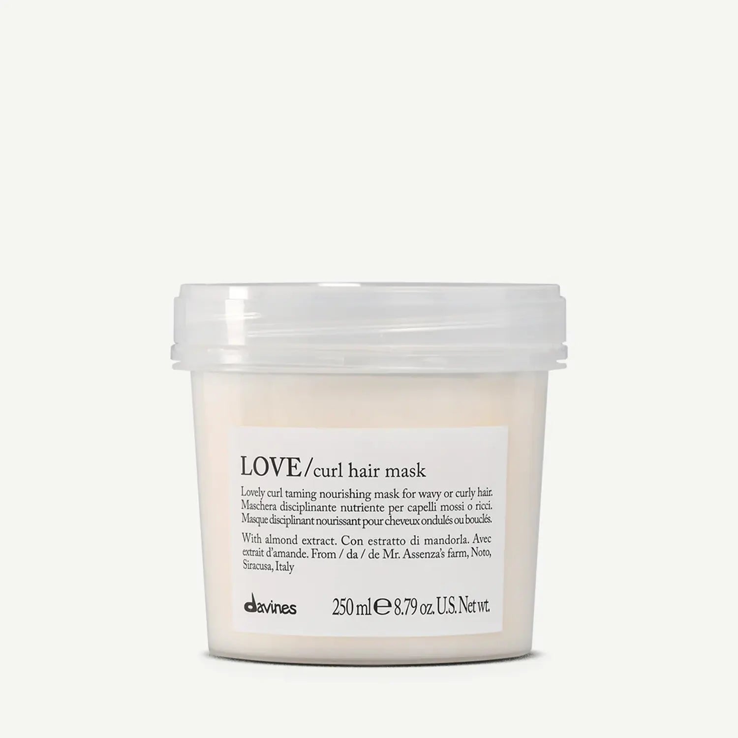 Davines LOVE CURL MASK Nourishing Treatment for Wavy & Curly Hair 250mL
