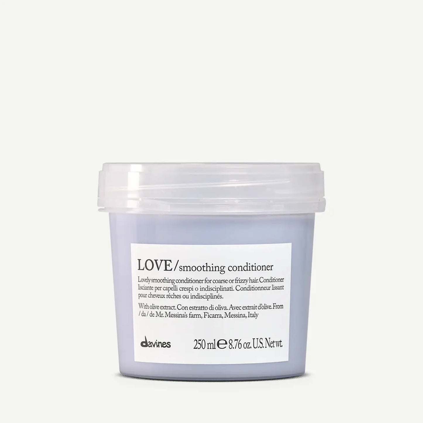 Davines LOVE SMOOTHING CONDITIONER for Frizzy or Unruly Hair, 250mL