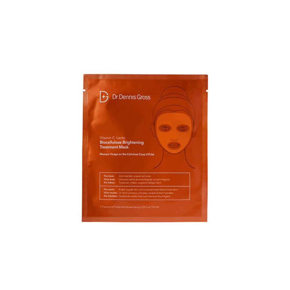 Dr. Dennis Gross Vitamin C Lactic Biocellulose Brightening Treatment 4 PK