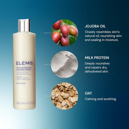 Elemis Skin Nourishing Shower Cream 300mL-infographic