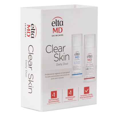 EltaMD Clear Skin Daily Duo Kit: UV Clear SPF 46 & AM Restore Moisturizer