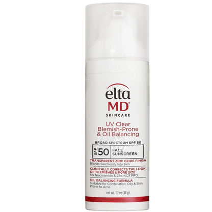 EltaMD UV Clear Blemish-Prone & Oil Balancing SPF 50 Face Sunscreen