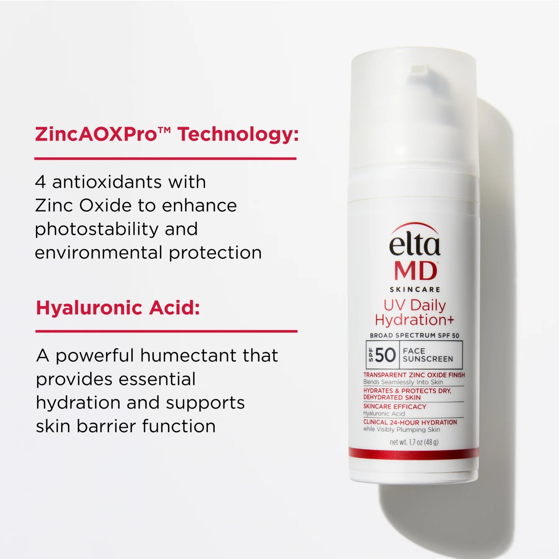 EltaMD UV Daily Hydration+ Broad-Spectrum SPF 50