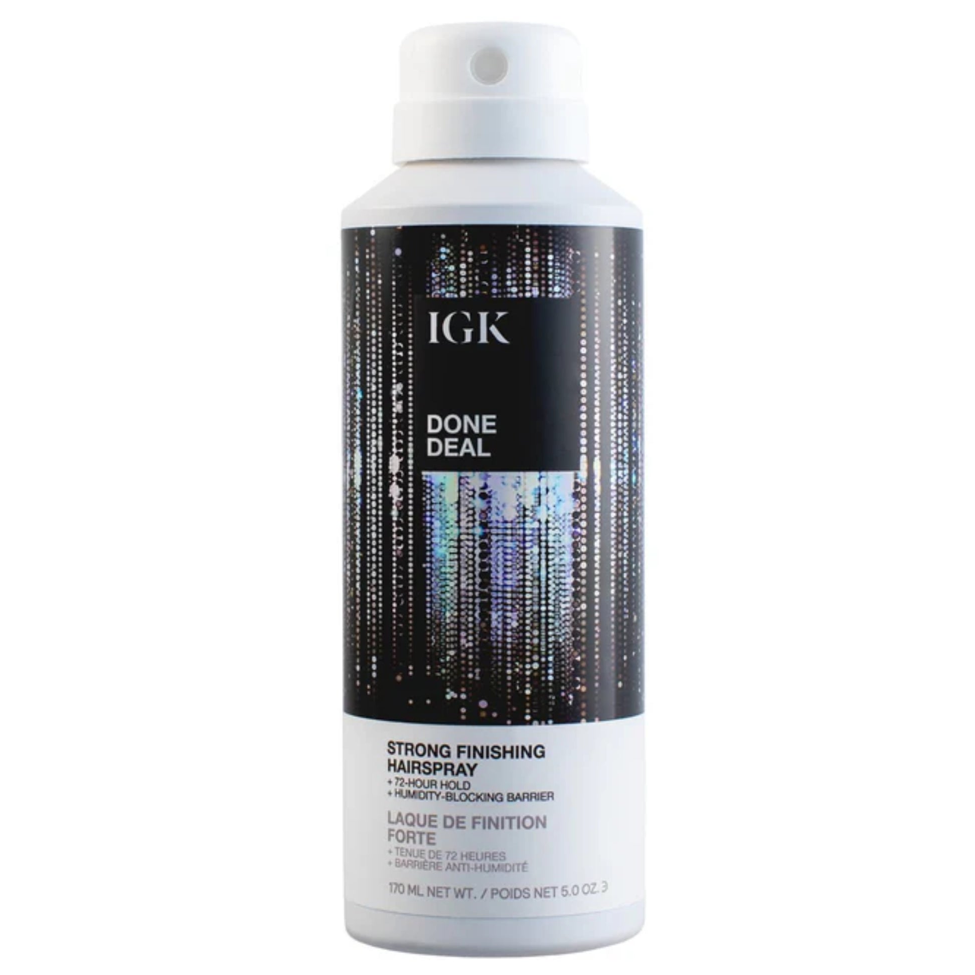 IGK Done Deal Strong Hold Hairspray - 5 Oz