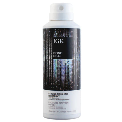 IGK Done Deal Strong Hold Hairspray - 5 Oz