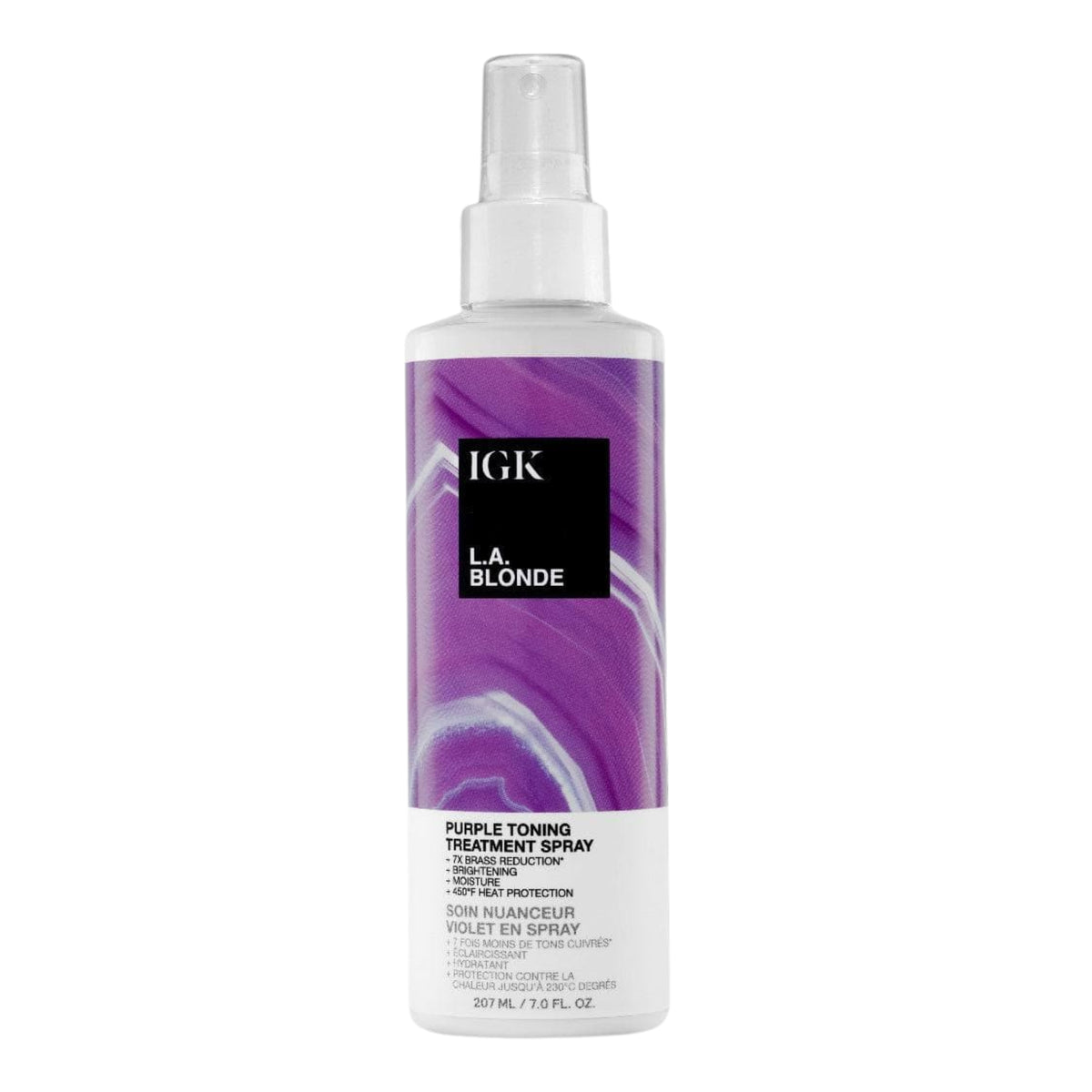 IGK LA Blonde Purple Toning Treatment Spray - 7 Oz
