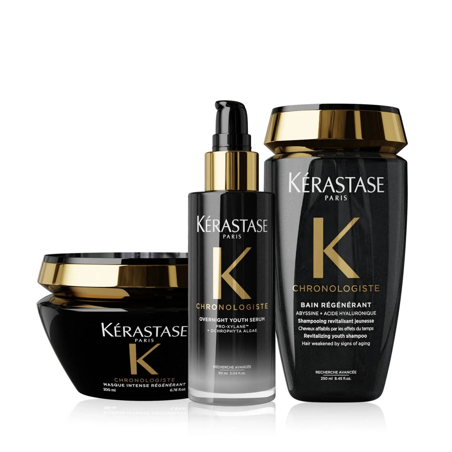 Kérastase Chronologiste Luxury Set - Shampoo, Mask & Hair Oil