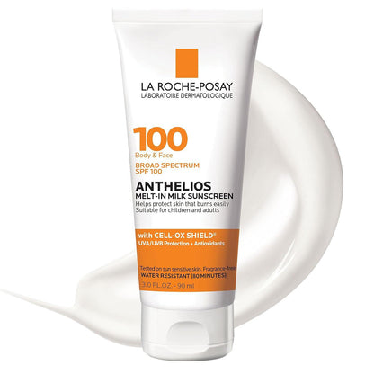 La Roche-Posay Anthelios Melt-In Milk Sunscreen SPF 100, 3.04 Oz