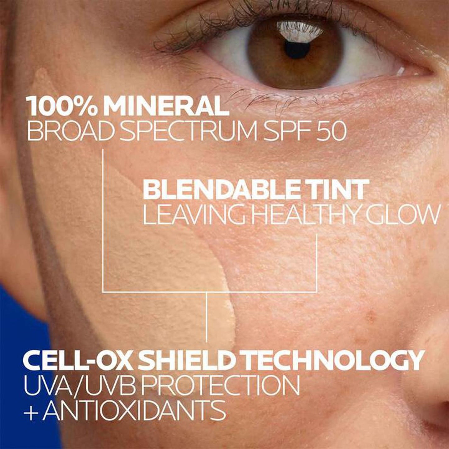 La Roche-Posay Anthelios Mineral Tinted Sunscreen SPF 50, 1.7 Oz (Medium1)-infographic