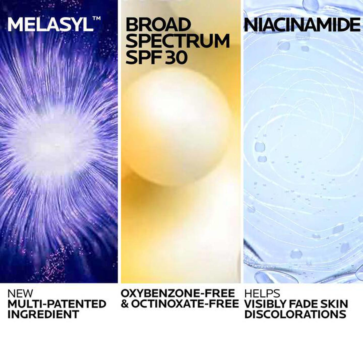 La Roche-Posay Mela B3 UV Daily Sunscreen SPF 30, 1.35 Oz-infographic

