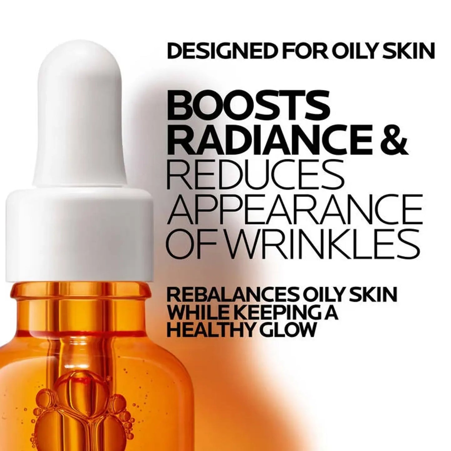 La Roche-Posay Pure Vitamin C 12 Oil Control Serum 1.0 Oz-infographic