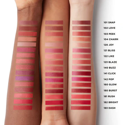 Laura Mercier High Vibe Lip Color 183 DASH -comparison 2