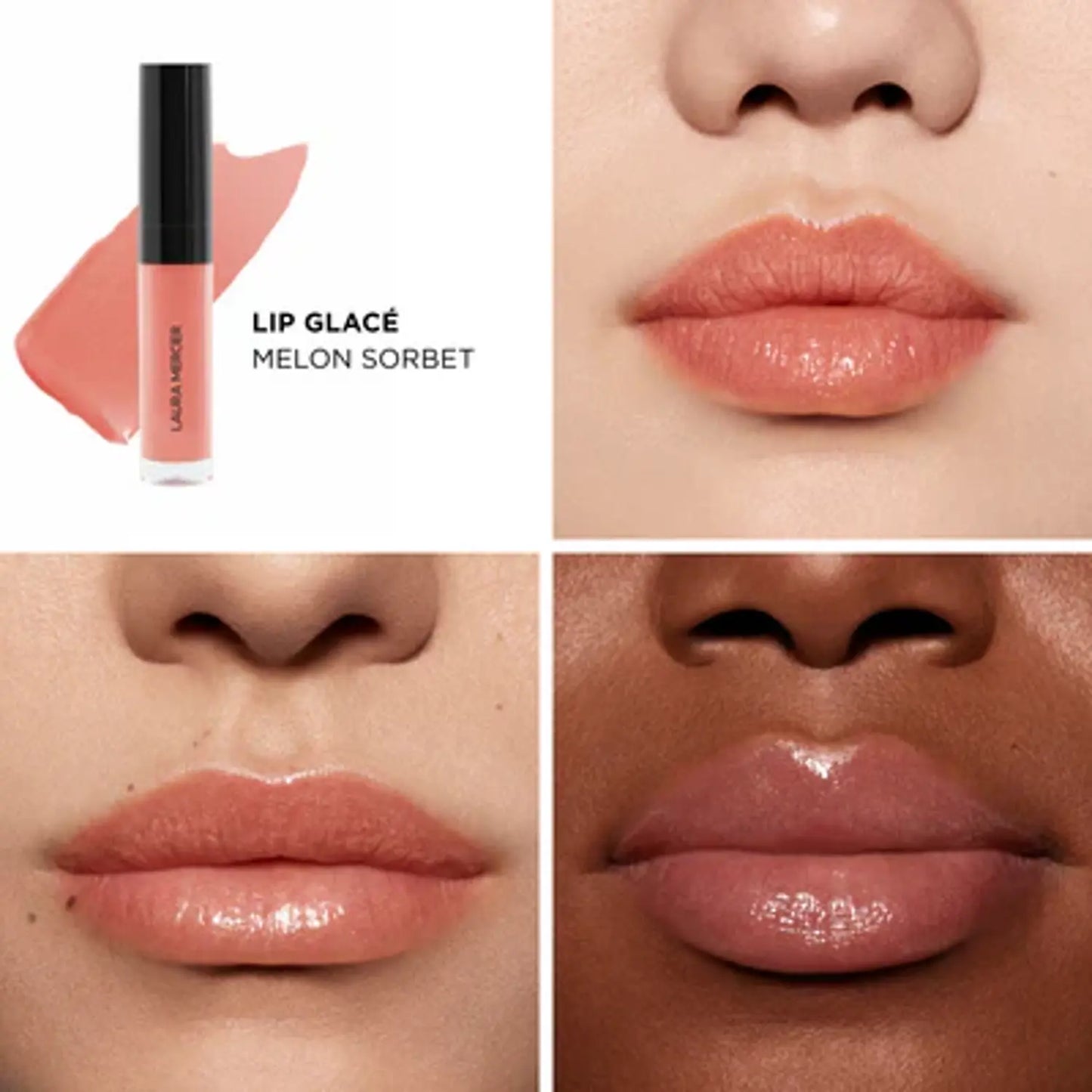 Laura Mercier Lip Glacé Lip Gloss-150 Melon Sorbet - Comparison