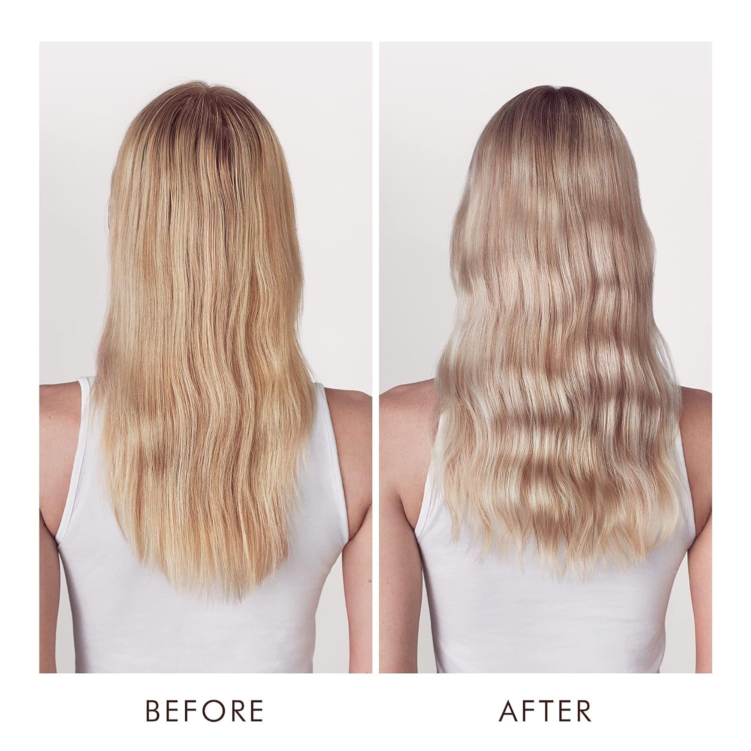Moroccanoil Blonde Perfecting Purple Conditioner - Before & After - Blonde