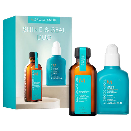 Moroccanoil Shine & Seal Duo Set - Hair Treatment & Finishing Spray