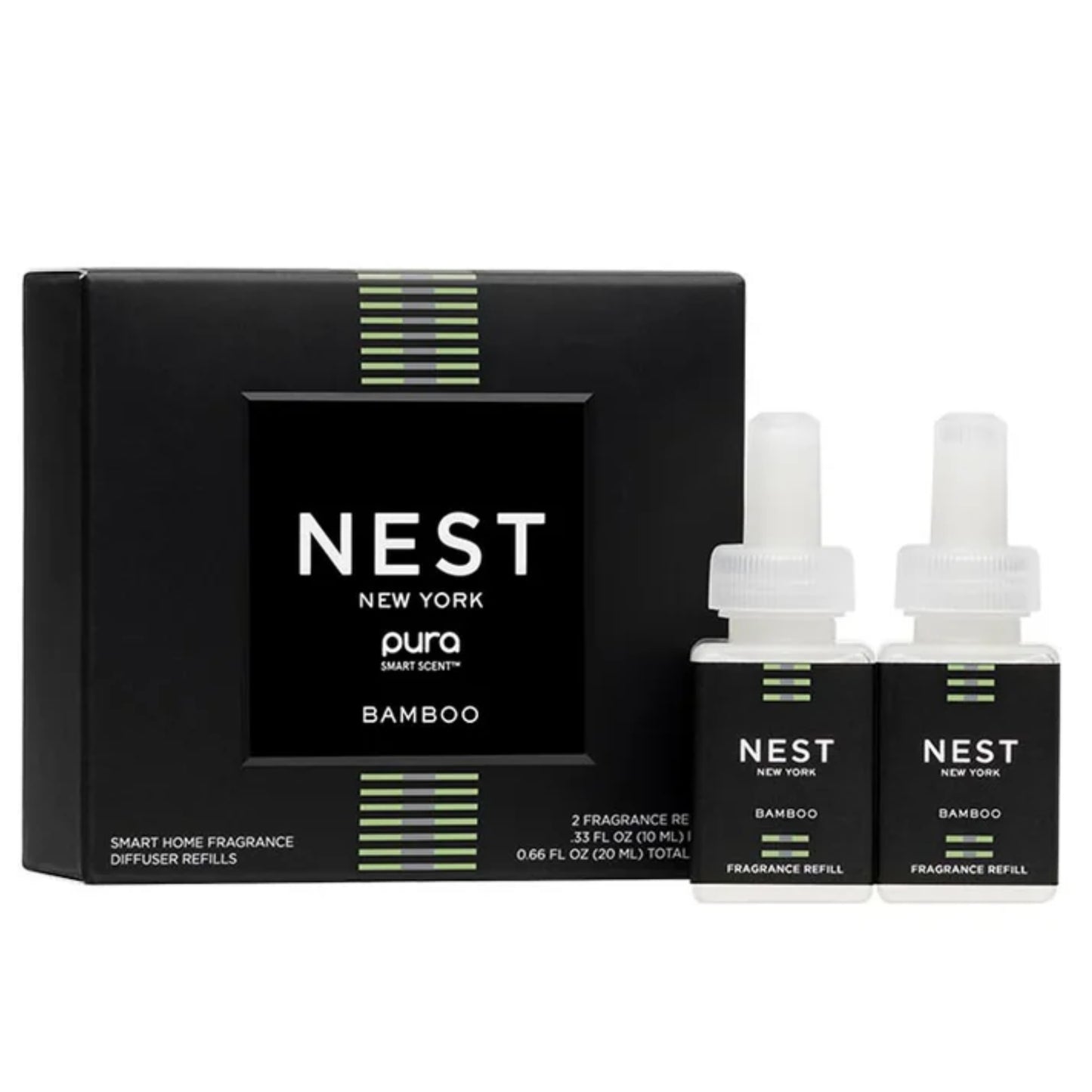 NEST New York Bamboo Refill Duo for Pura Smart Home Fragrance Diffuser