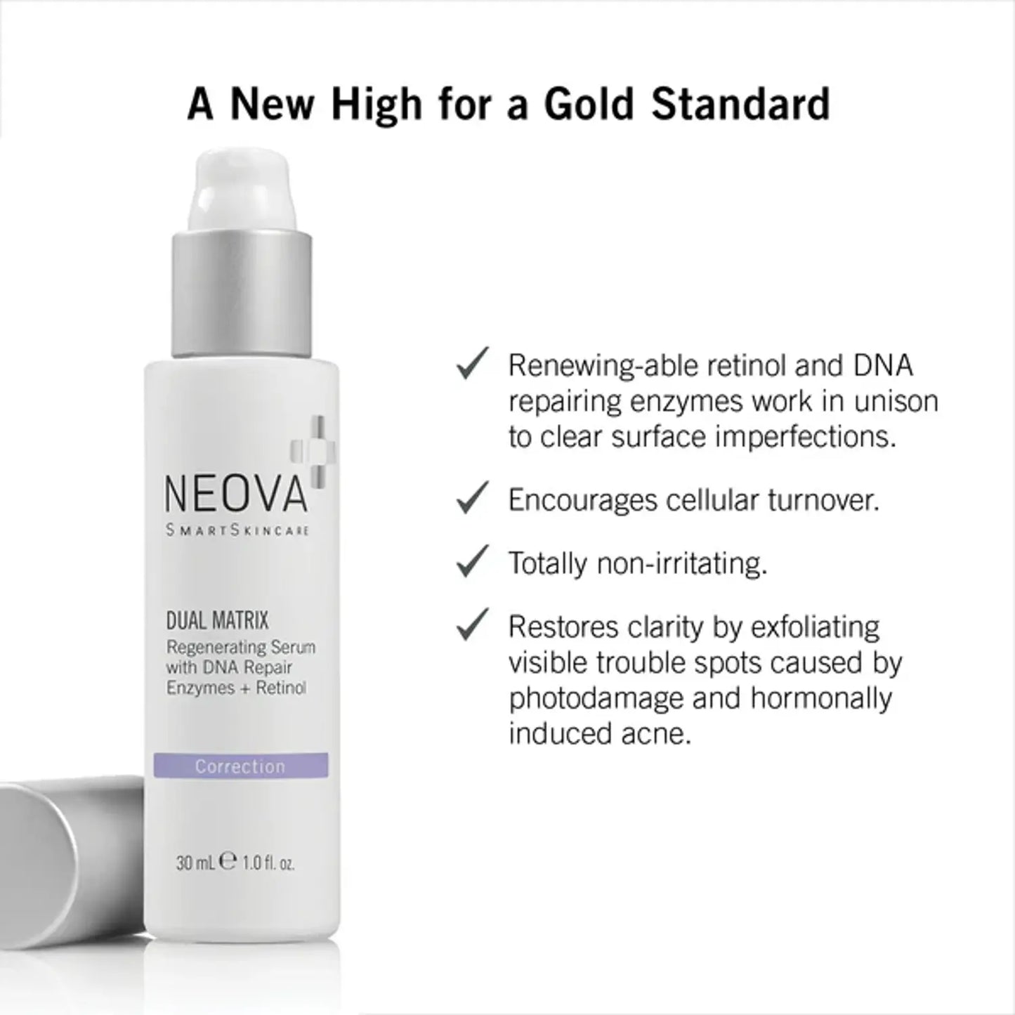Neova Dual Matrix [Retinol + DNA] Serum 1 Oz-infographic