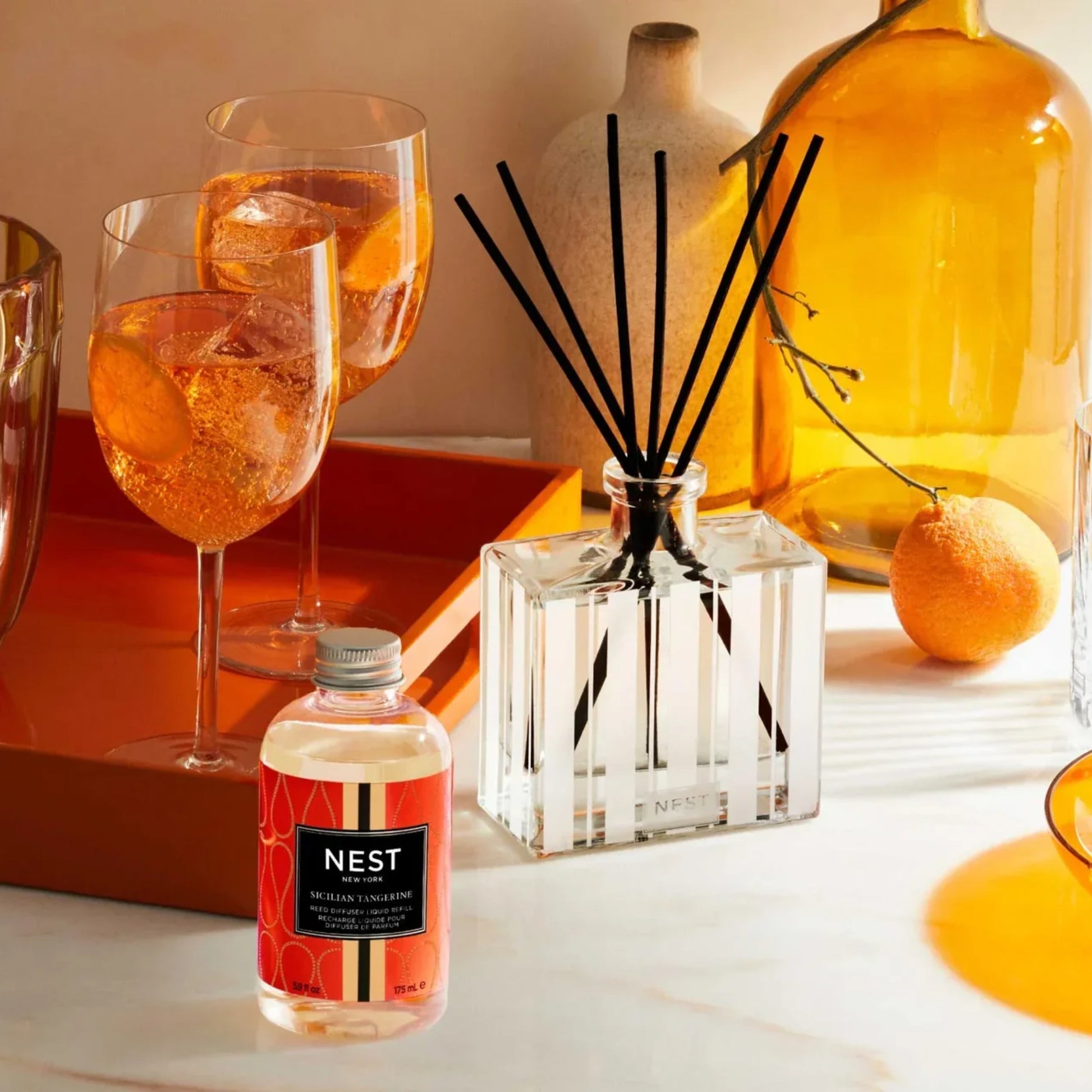 Nest New York Sicilian Tangerine Reed Diffuser Liquid Refill